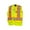 Yellow, variant on Pioneer Hi Vis 600D PU-Coated Oxford Surveyor's Safety Vest - 21 Pockets - Snap Closure - Hi-Vis Orange