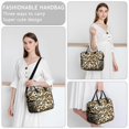 thumbnail image 6 of Beige and Black Of Leopard Print Womens Lunch Box for Work,Insulated Large Lunch Bag for Tween and Teen,Loncheras Para Mujer,Leakproof Adult Lunch Bag for Work,Beach,Travel,Picnic,Camping, 6 of 7