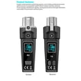 thumbnail image 5 of 2X Adaptador Convertidor de Micrófono Inalámbrico UHF, Transmisor y Receptor XLR para Micrófono Dinámico, Mezclador de Audio para Guitarra., 5 of 5