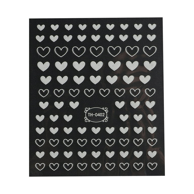 Cheap 10 Pcs 20x4cm Valentine Foils Nail Stickers Transfer Foils Set Charms  Angel Love Heart Lips Manicure Sliders Nail Art Decor