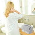 thumbnail image 5 of Hukapapa Bolsa de cosméticos avanzada Bolsa de cosméticos portátil de Gran Capacidad Bolsa de Almacenamiento de Lavado de Alto Valor Gris, 5 of 5