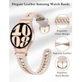 thumbnail image 4 of Correa de reloj Minyee Leather para Samsung Galaxy 7/6/5/4/FE/Active 2, 4 of 6
