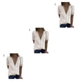 thumbnail image 2 of Sonducket Camiseta Mujer Cuello Lavable Encaje Blusa Camisa Type1 NO1, 2 of 6