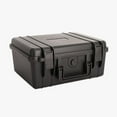 thumbnail image 2 of Almacenamiento de la caja de herramientas, una pequeña organización, un contenedor de hardware multifuncional negro portátil estuche rígido para, 2 of 8