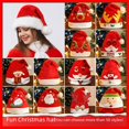 thumbnail image 1 of Gorro de Navidad, regalo de Navidad, para niños, adultos, muñeco de nieve, anciano, ciervo, vellón, forma de asta, decoración, sombrero de vestir, 1 of 5