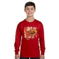 thumbnail image 2 of Awkward Styles Halloween Youth Sweatshirt Pumpkin Dinosaur Crewneck Tee for Kids, 2 of 5