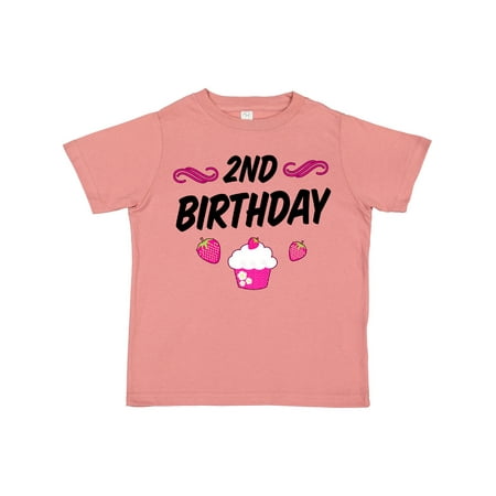 

Inktastic 2nd Birthday with Cupcake Girls Toddler T-Shirt