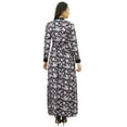 thumbnail image 5 of Bimba Women's Rayon Printed Maxi Winter Jilbab Dress, 5 of 6