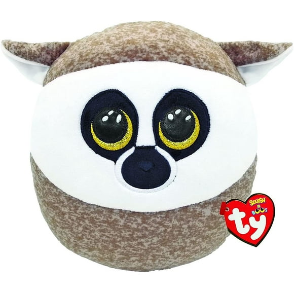 TY Linus The Lemur Squish-A-Boo 10"