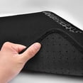 thumbnail image 3 of CAR GRAND Waterproof Faux Leather Carpet Car Floor Mats Universal Fit Anti-Slip Nibbs PVC Back Driver Heel Pad SUV, VAN Sedan Truck Set of 4 Pieses Leopard Print, 3 of 7