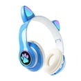 thumbnail image 2 of Auriculares de oreja de gato CUTICAT con luces RGB Azul, 2 of 8