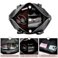 thumbnail image 4 of Sac de Voyage Extensible Sac de Sport Imperméable Weekender Léger Sac de Nuit Violet, 4 of 7