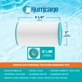 thumbnail image 3 of Hurricane HF4335-01 Advanced Pool and Spa Filter Cartridge Replacement, White, 3 of 7