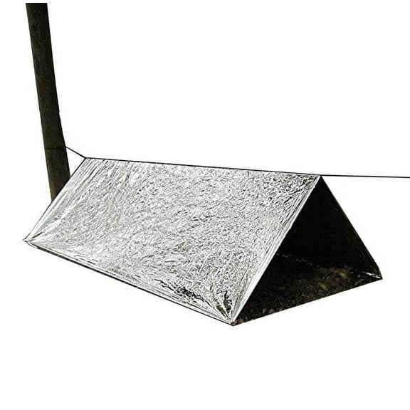 Single Person Mylar Emergency Tent Shelter - 8 Feet by 3 Feet