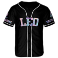 thumbnail image 2 of Lotusprinthandmade Personalized Name Leo Zodiac Baseball Jersey XS-5XL Multicolor, birthday shirt, leo zodiac shirt, leo shirts for women zodiac, leo shirt, leo birthday shirts for women, 2 of 5