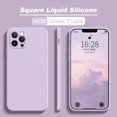 thumbnail image 1 of Funda cuadrada Original de silicona líquida a prueba de golpes para iPhone, cubierta protectora para iPhone 14, 11, 12, 13 Pro Max, Mini, XS MAX, XR, X, 7, 8 PLUS, SE 2020, 1 of 4
