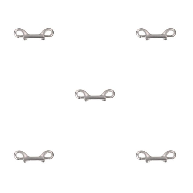 Naiovety Perno Gancho a presión Ganchos de doble extremo a prueba de herrumbre Clips de metal resistentes a la corrosión Cubo Perro Caballo Type2 NO2