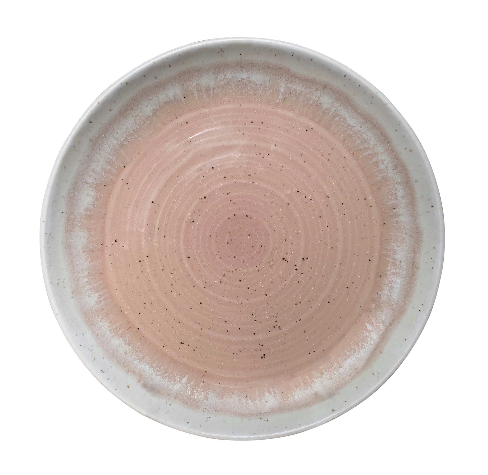 Raya 16 Piece Stoneware Dinnerware Set, Blush Color
