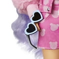 thumbnail image 6 of Barbie Extra Fashion Doll with Periwinkle Hair in Denim Jacket & Shorts with Accessories & Pet, 6 of 7