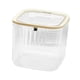 thumbnail image 3 of Bote de basura tipo prensa, accesorios para el cabello, caja de almacenamiento con tapa, cubo de basura tipo prensa para mesa de café de cocina casera Blanco 153x153x14cm, 3 of 9