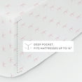 thumbnail image 3 of Ultra-Soft Bed Sheets Set - Pink Bows Patterned - Comfort Canopy, 3 of 14