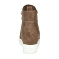 thumbnail image 4 of Journee Womens Pennelope Round Toe Double Zip Wedge Sneakers, Widths Available, 4 of 10