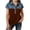 Brown, variant on Summer Girls Tops,Toddler Girls Denim Shirt,Kids Button Front Shirt Girls 4-15 Years Short Sleeve Lapel Collar Breathable Outdoor Sport Casual Outer Top