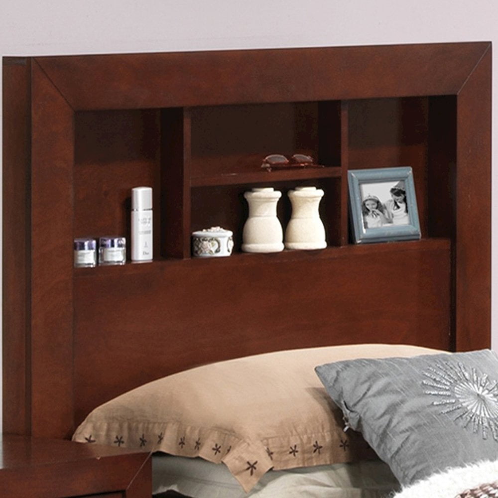Glory Furniture Burlington Twin Storage Bed in Cherry Color