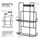 thumbnail image 3 of Dispensador de guantes Stock Your Home, soporte de pared doble de metal negro, 3 of 7
