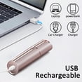 thumbnail image 4 of Hoeylife Facial Hair Remover for Women - Painless Face Shaver - Electric Hair Removal Device for Face Lips Peach Fuzz with Light (Bean Paste Powder), 4 of 8
