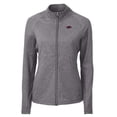 thumbnail image 2 of Women's Cutter & Buck  Heather Black Arkansas Razorbacks Adapt Eco Knit Heather Recycled Full-Zip Jacket, 2 of 3