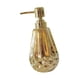 thumbnail image 5 of Dispensador de jabón con bomba, botella de cerámica recargable de 380 ml, elegante dispensador de gel de ducha. oro, 5 of 9