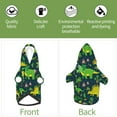 thumbnail image 6 of Bingfone Dinosaurs And Flowers Dog Clothes Hoodie, Pet Winter Coat,Puppy Sweatshirts For Small Dogs Boy Girl,Suitable For All Breeds-Medium, 6 of 9