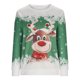 thumbnail image 4 of Puntoco Mujer Navidad Cuello Redondo Manga Larga Top Manga Larga Cuello Redondo Top/Camisa Puntoco Puntoco-904, 4 of 6