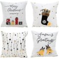 thumbnail image 1 of Christmas Pillow Covers 18 X 18 Inches Set Of 4 - Xmas Series Cushion Cover Decorative Throw Pillow, 1 of 1