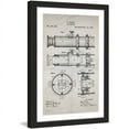 thumbnail image 2 of "Telescope 1891 Old Paper" Framed Painting Art Print, 2 of 4