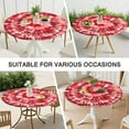 thumbnail image 7 of Colorful Tie Dye Pattern Round Fitted Tablecloth with Elastic Edge,Dining Table Cover Waterproof,Outdoor Round Tablecloth for Camping,Dining,Indoor and Outdoor, 7 of 7