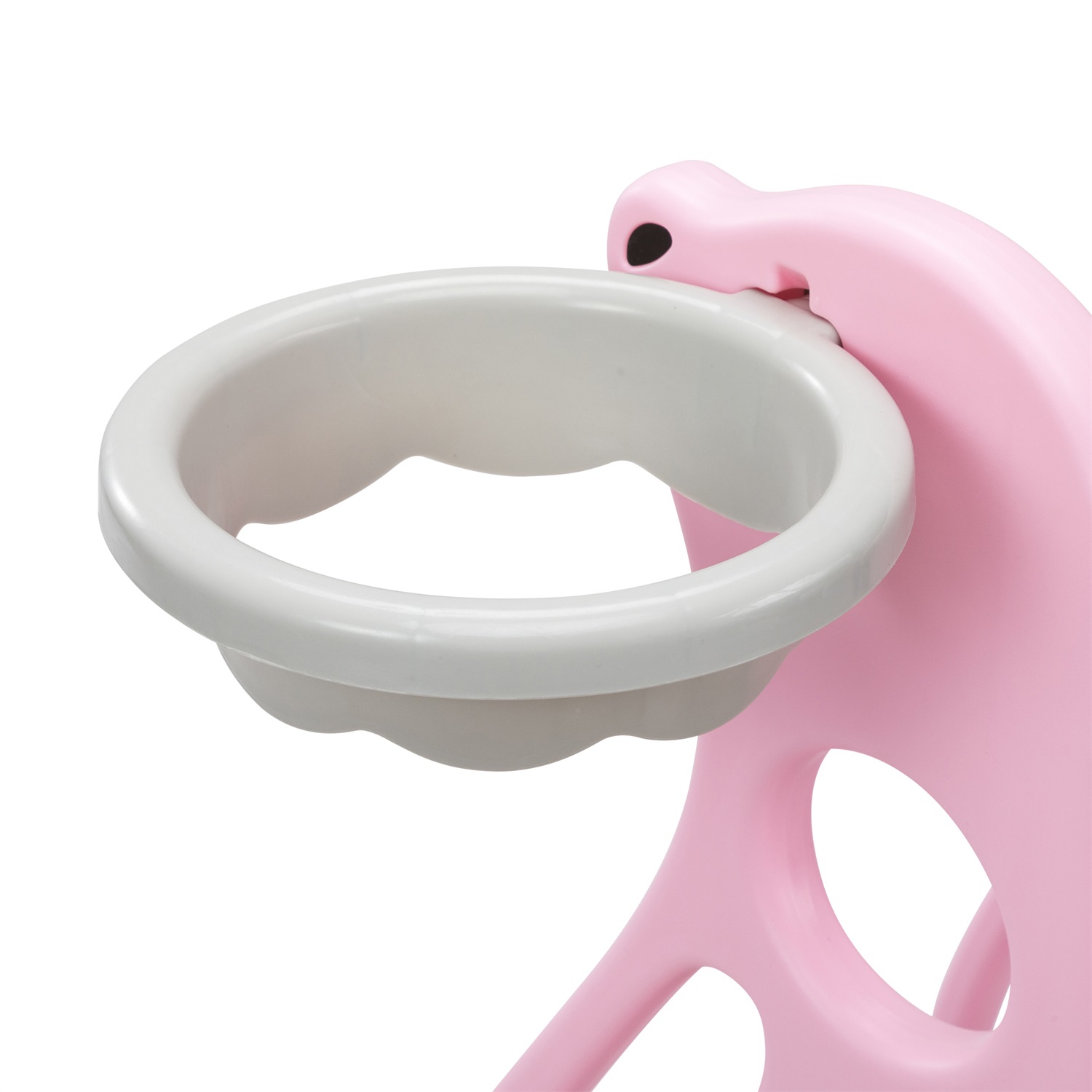 Hommoo Kids Slide Indoor Outdoor Climber Playground with Basketball Hoop，Grey Pink