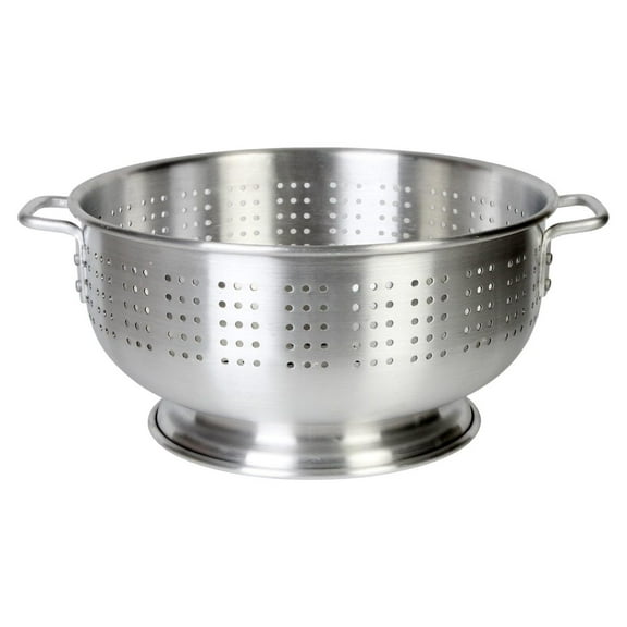 ZRuEzyX Aluminum Colander with Handle, 12-Quart