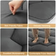 thumbnail image 5 of Japanese Futon Mattress, Twin Size Foldable Japanese Style Floor Mattress Roll Up, Tatami Mat, Camping Mattress Pad, 5 of 9
