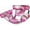 Pink leaves, variant on Inflatable Pool Float Chair for Adults Plant Pattern Floating Lounge Hammock with Adjustable Back & Head Support Blow Up Water Raft for Summer Beach Party