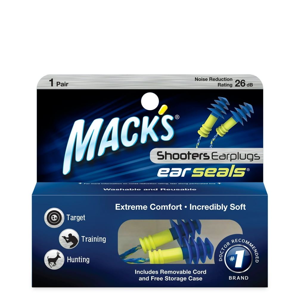 Mack's Ear Seals Shooters Earplugs