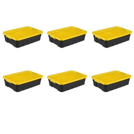 Sterilite 10 Gallon Stacker Tote Plastic, Yellow Lily, Set of 6 – Walmart  Inventory Checker – BrickSeek