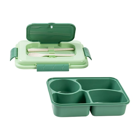 XKHAZA Hot Meal Retaining Lunch Container - Hot Food Toper, Office Adult Lunch Containers with Compartments, Durable Plastic, Easy to Use and Clean, Cutlery Set Included