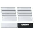 thumbnail image 1 of HLONK 16Pcs/32Pcs Sublimation Name Tags Diy Blank Id Name Badges with Pins Customized Personalized Name Tags for School Office, 1 of 11