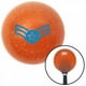 Bouton de Changement de Vitesse en Flocon de Métal Orange de Première Classe avec M16 x 1,5 Insert Levier de Vitesses Brody – image 1 sur 1