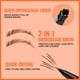 thumbnail image 2 of Lápiz para cejas iMethod, delineador de ojos 2 en 1, microblading, marrón oscuro, 2 of 7