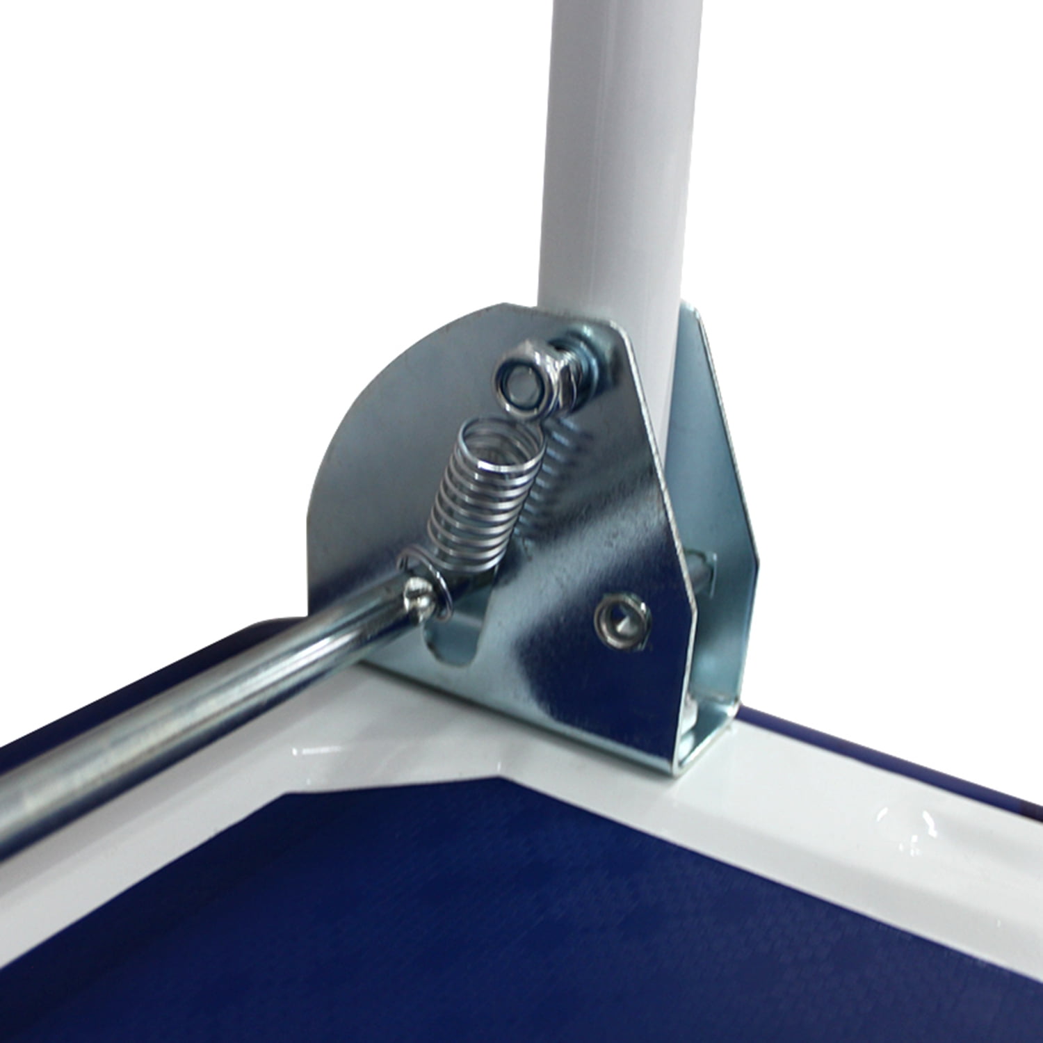 Platform Truck, 330 lbs, High-Strength, Flatbed Design, Rolling, Push Handle, Blue Color