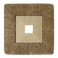 thumbnail image 3 of 1" x 26" x 26" Brown Concave Square Double Layer Ribbed  Wall Plaque, 3 of 3