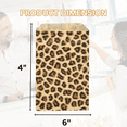 thumbnail image 3 of Novel Box 100 Pack Leopard Print 4x6 Inches Flat Paper Bags - Birthday, Party, Wedding Favor, 3 of 7